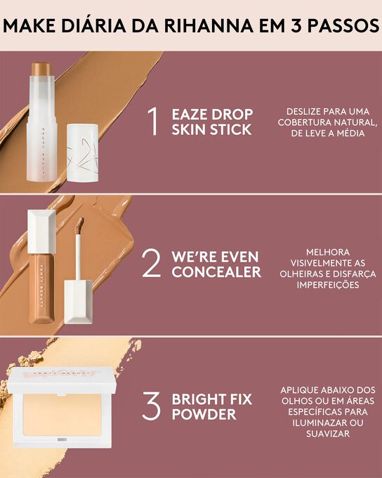 Base em Bastão Fenty Eaze Drop Foundation Stick